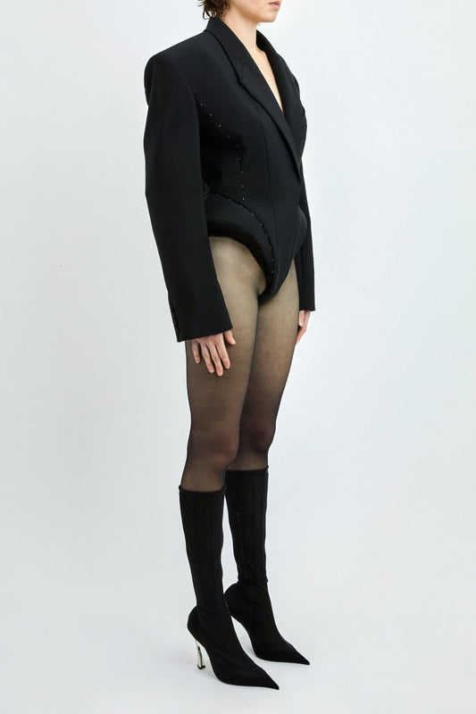 Mugler Bodysuit Blazer side
