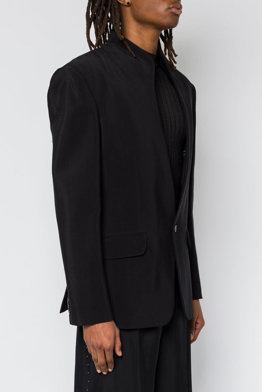 Mugler Heavy Fluid Blazer SS25 side