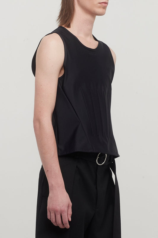 Mugler Mens Eco Sport Lycra Corset Top side