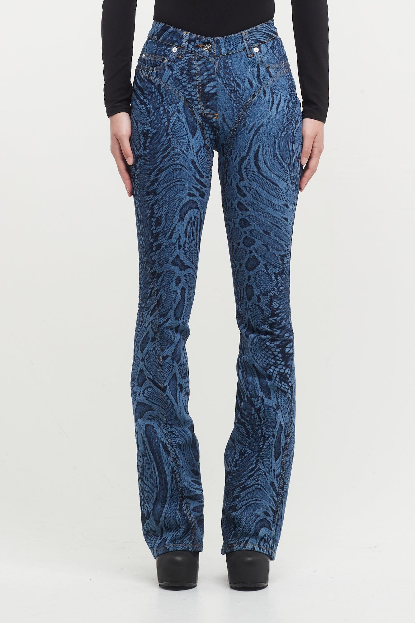 Mugler Laser Snake Denim Pants – Antidote Fashion and Lifestyle