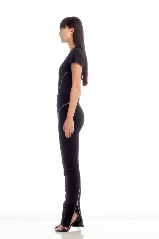 Mugler Stretch Zip Body side