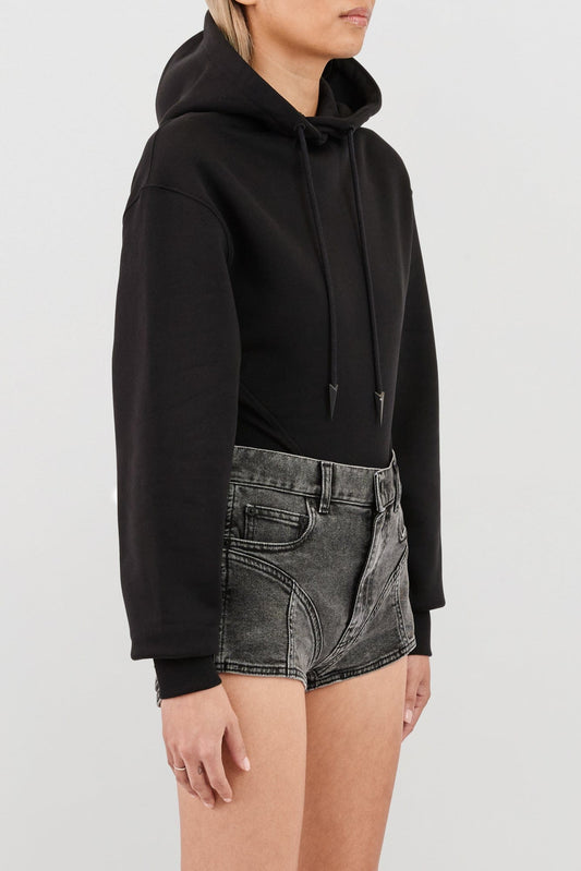 Mugler Light Fleece Hooded Body side