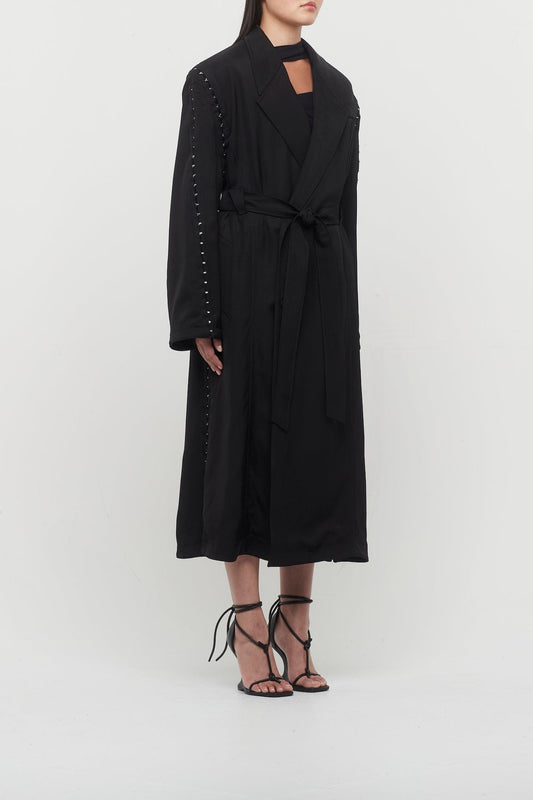 Mugler Fluid Hook and Eye Trench side