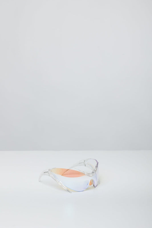 Mugler X Gentle Monster Spiral 01-C1 in Clear side