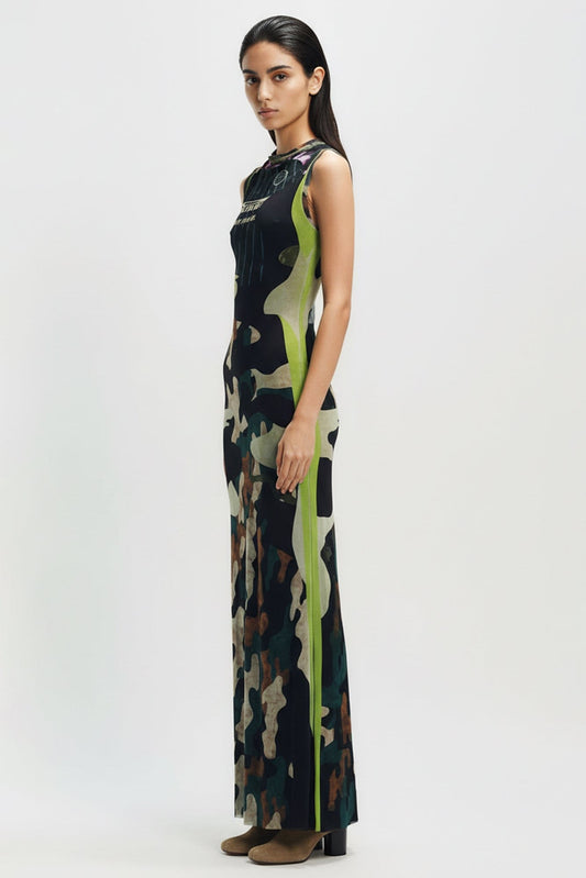 Ottolinger Mesh Maxi Gown side