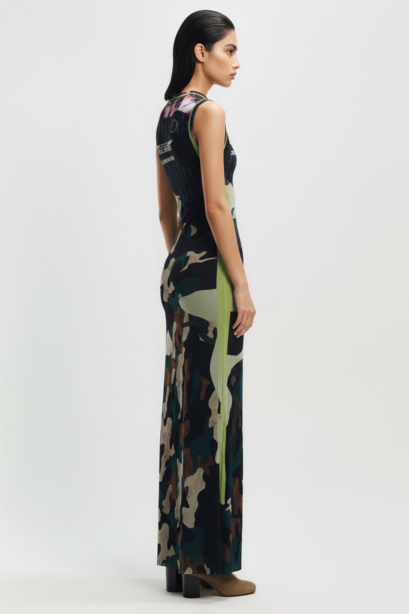 Ottolinger Mesh Maxi Gown back