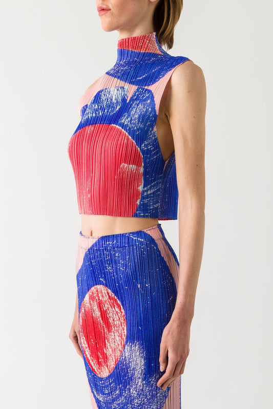 Pleats Please Issey Miyake Backlight Mock Neck side