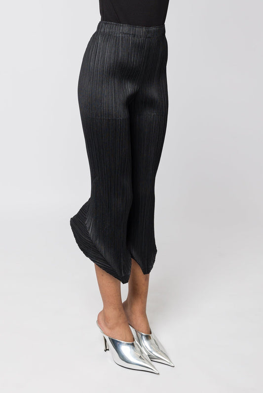 Pleats Please Issey Miyake Thicker Bottoms 2 in Black side