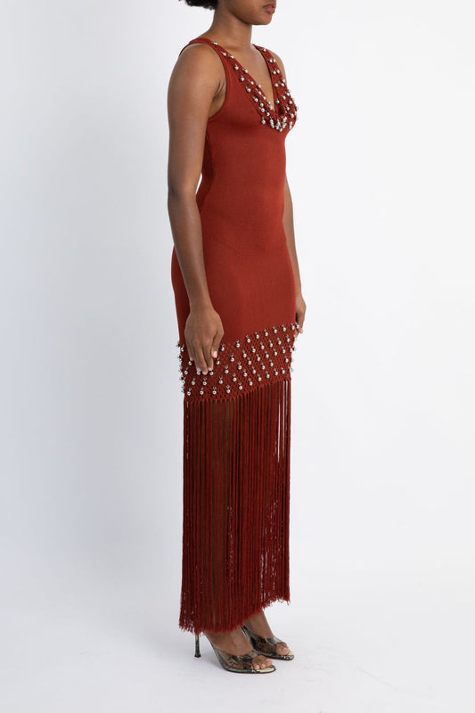 Rabanne Sunkiss Dress in Cherry side