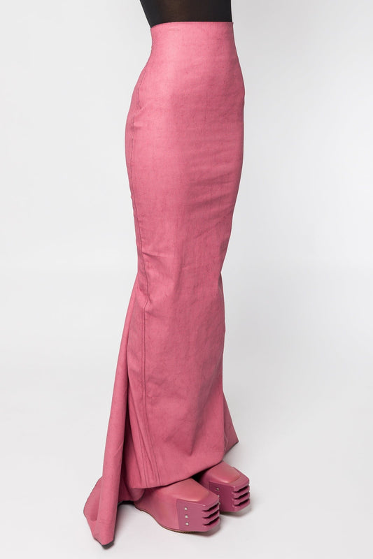 Rick Owens Al Pillar Skirt side