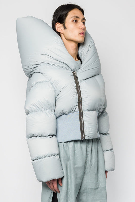 Rick Owens Anubis Jacket in Pale Blue side