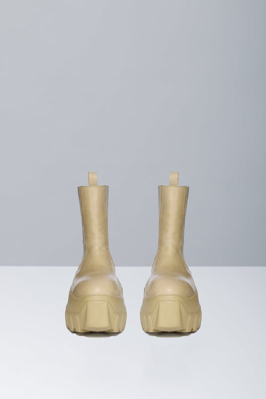 Rick Owens Beatle Mega Tractor in Parchment SS25 front