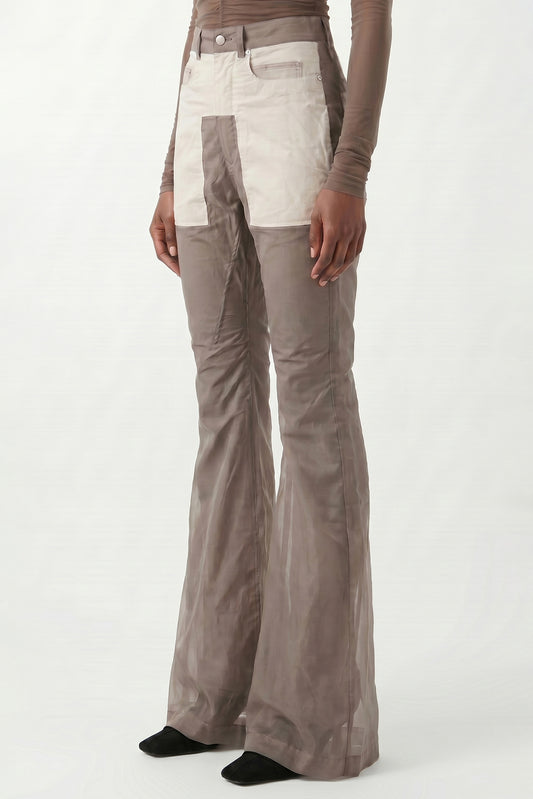 Rick Owens Bolan Bootcut in Dust side