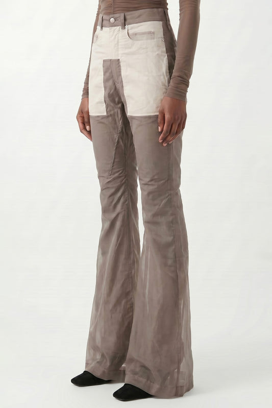 Rick Owens Bolan Bootcut in Dust side