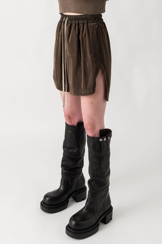 Rick Owens Boxers in Velvet side