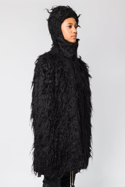 Rick Owens Cape in Black side