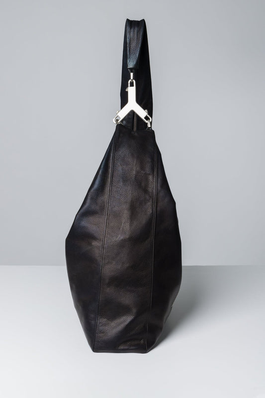 Rick Owens Cerberus Bag in Black side