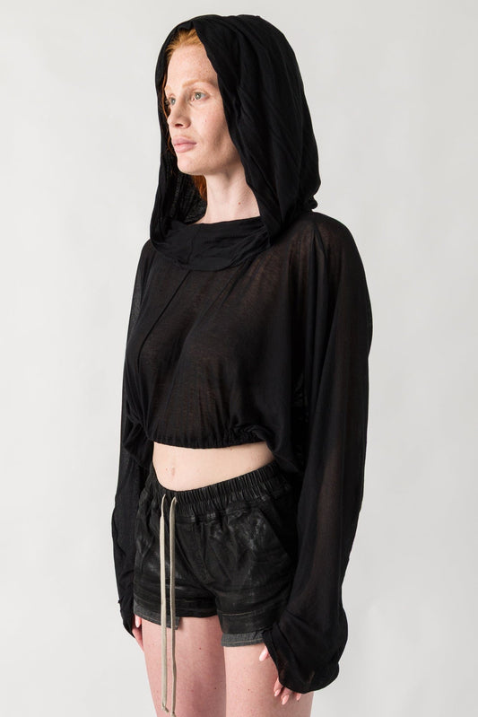 Rick Owens Cropped Hooded Tunic side
