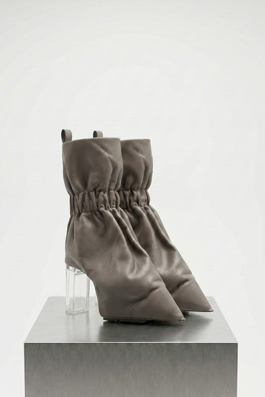 Rick Owens Cuffed Taquito Pull On Boot side