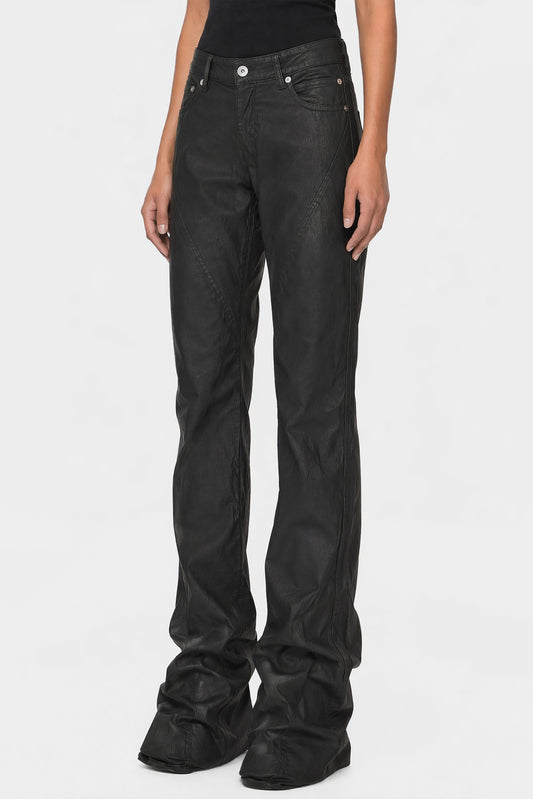 Rick Owens DRKSHDW Bootcut Bias Denim in Black side