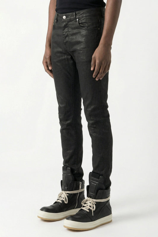 Rick Owens DRKSHDW Detroit Cut Denim in Black side