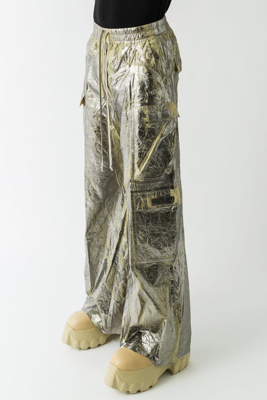 Rick Owens DRKSHDW Double Cargo Jumbo Belas in Palladium side