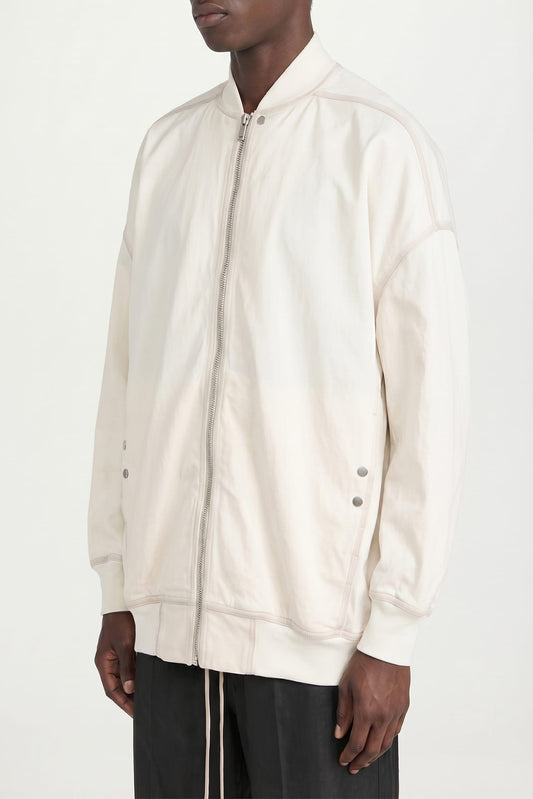 Rick Owens DRKSHDW Jumbo Flight Bomber in Denim side