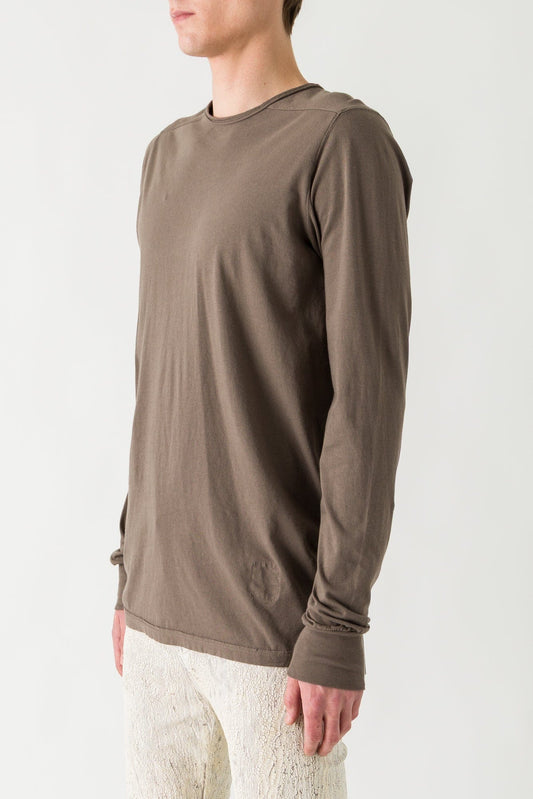 Rick Owens DRKSHDW Level LS T in Dust SS25 side