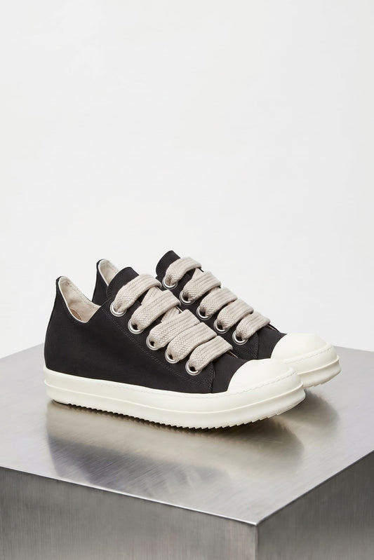 Rick Owens DRKSHDW M Jumbolace Low Sneaks in Black side