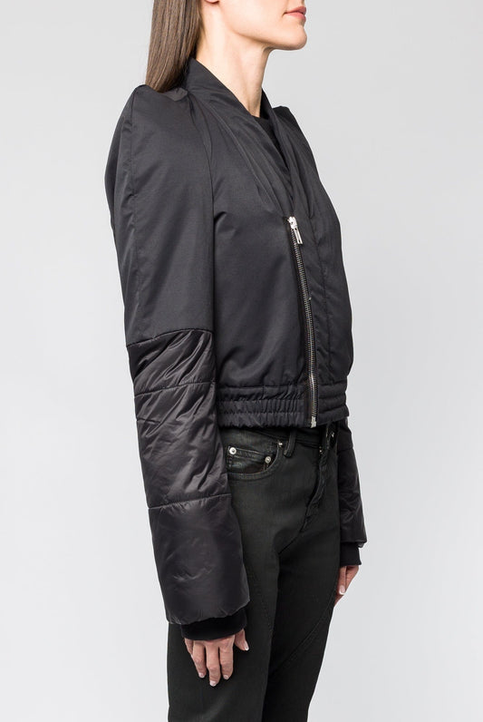 Rick Owens DRKSHDW Metro Bomber in Black side