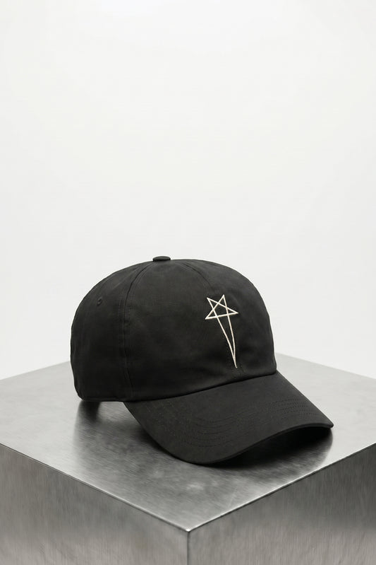 Rick Owens DRKSHDW Pentagram Cap in Black side