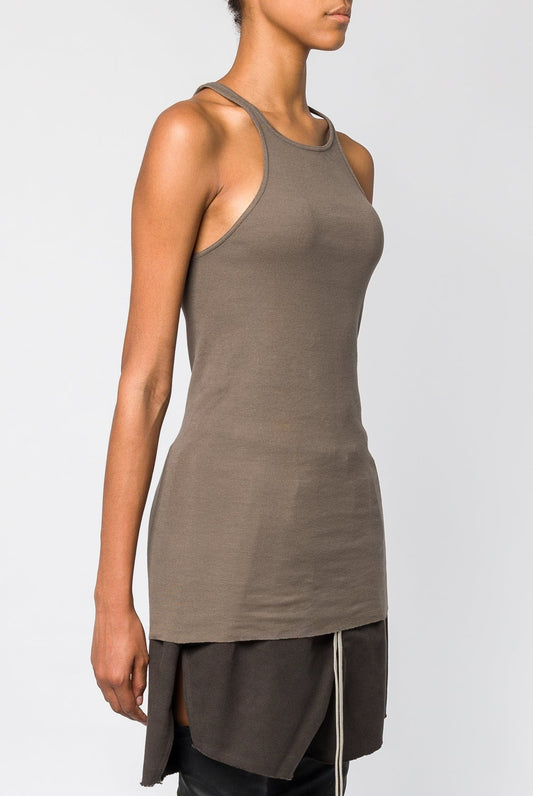 Rick Owens DRKSHDW Racer Back Tank in Dust side