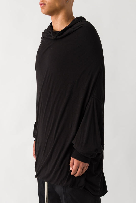 Rick Owens DRKSHDW Shroud in Black SS25 side