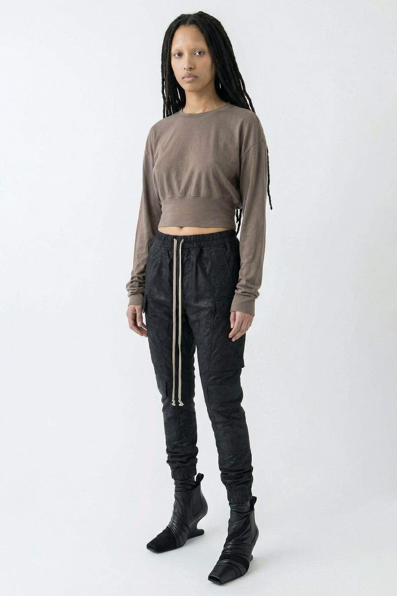 Rick Owens DRKSHDW Tatlin Sweat T in Dust SS25