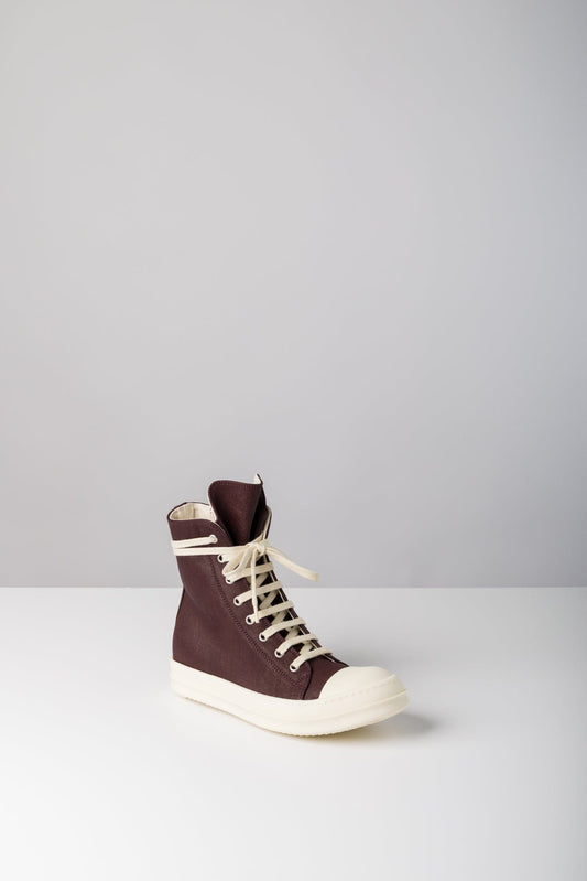 Rick Owens DRKSHDW W Denim Sneaks in Scab side