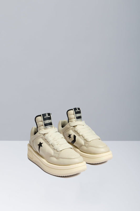 Rick Owens DRKSHDW X Converse TURBOWPN OX in Oyster side
