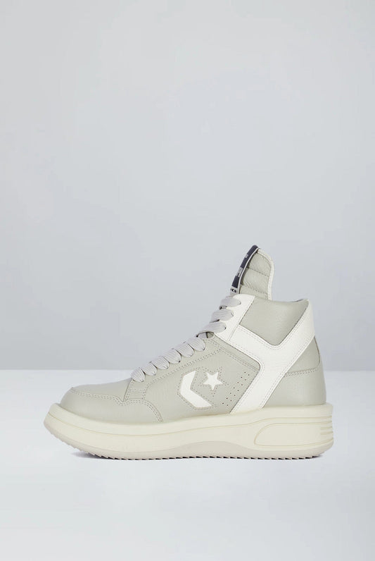 Rick Owens DRKSHDW x Converse Turbowpn in Oyster/White inside