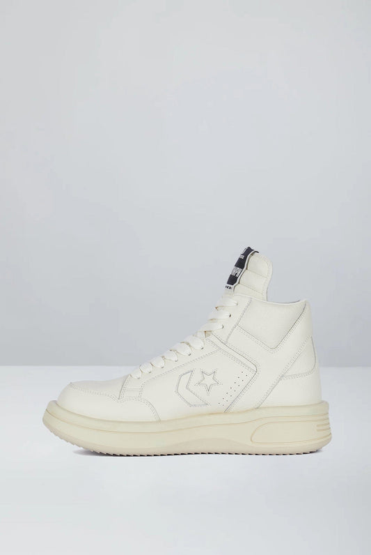 Rick Owens DRKSHDW x Converse Turbowpn in White/White inside