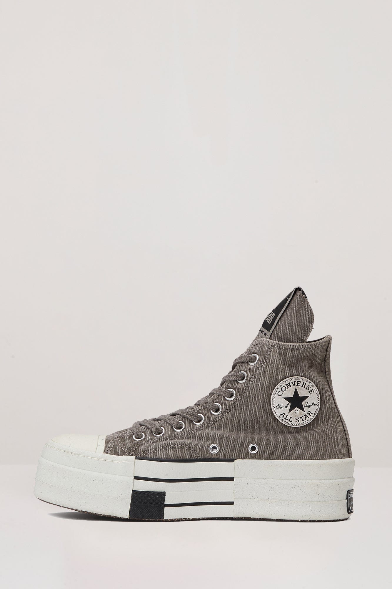 DRKSHDW x Converse DBL DRKSTR in Concrete side