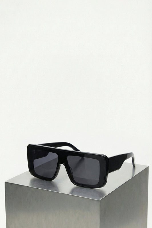 Rick Owens Documenta Sunglasses in Black side