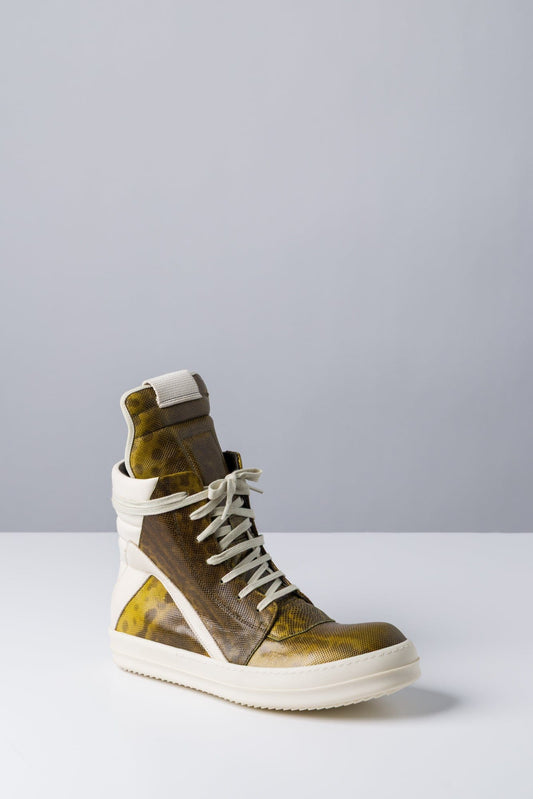 Rick Owens Geobasket in Acid SS25 side