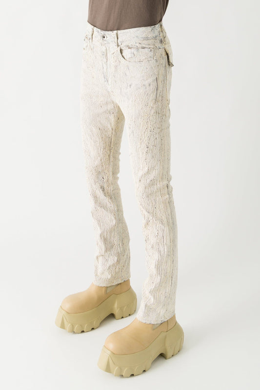 Rick Owens Headon Utility Pant in Milk SS25 side
