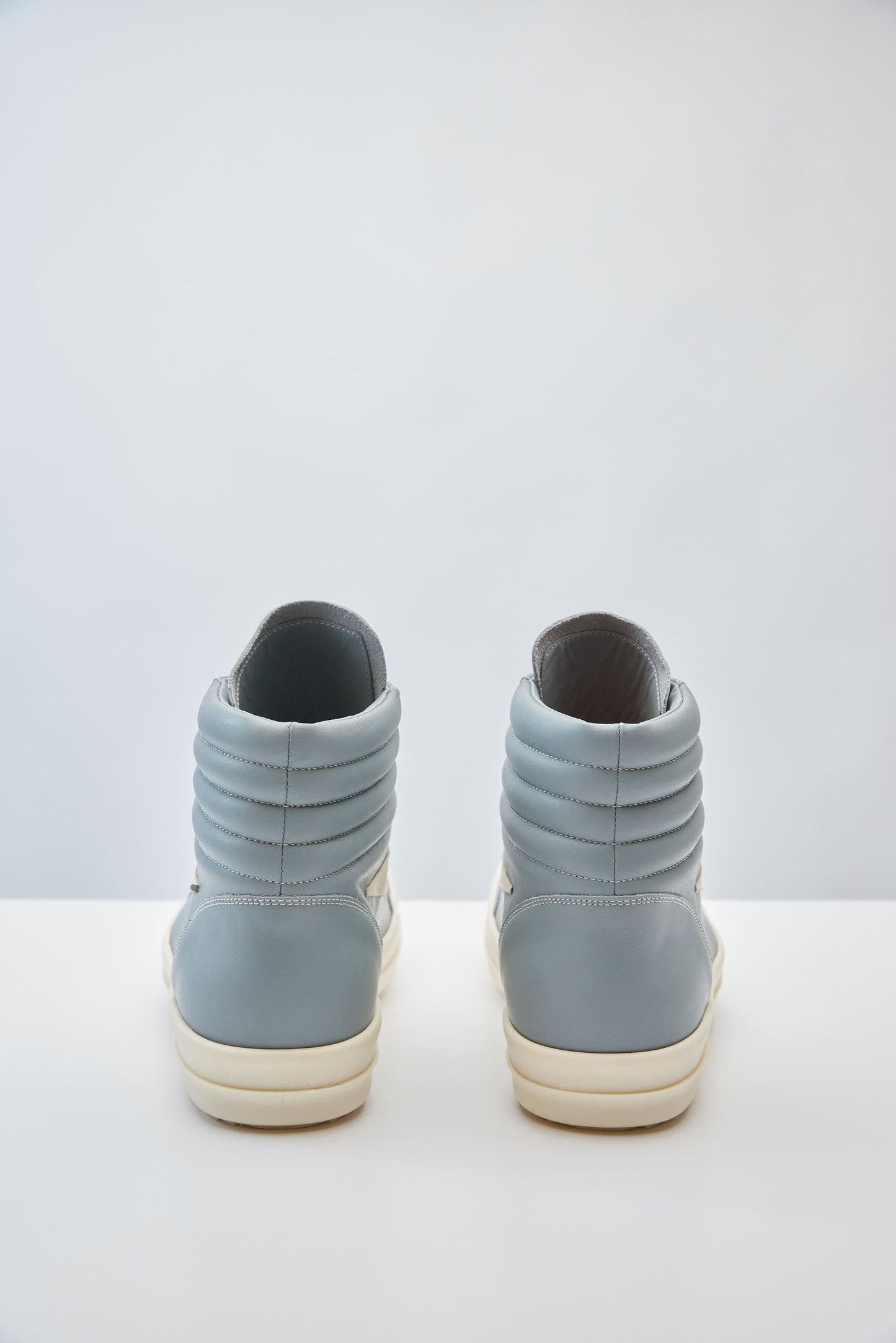 Rick Owens High Vintage Sneaks in Pale Blue back
