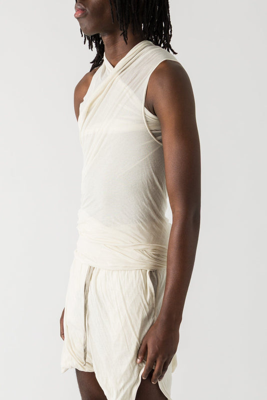 Rick Owens Hollywood Banana Top in Dinge SS25 side
