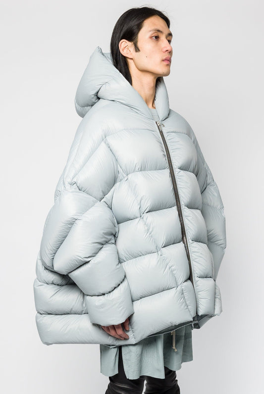 Rick Owens Hooded Peter in Pale Blue side