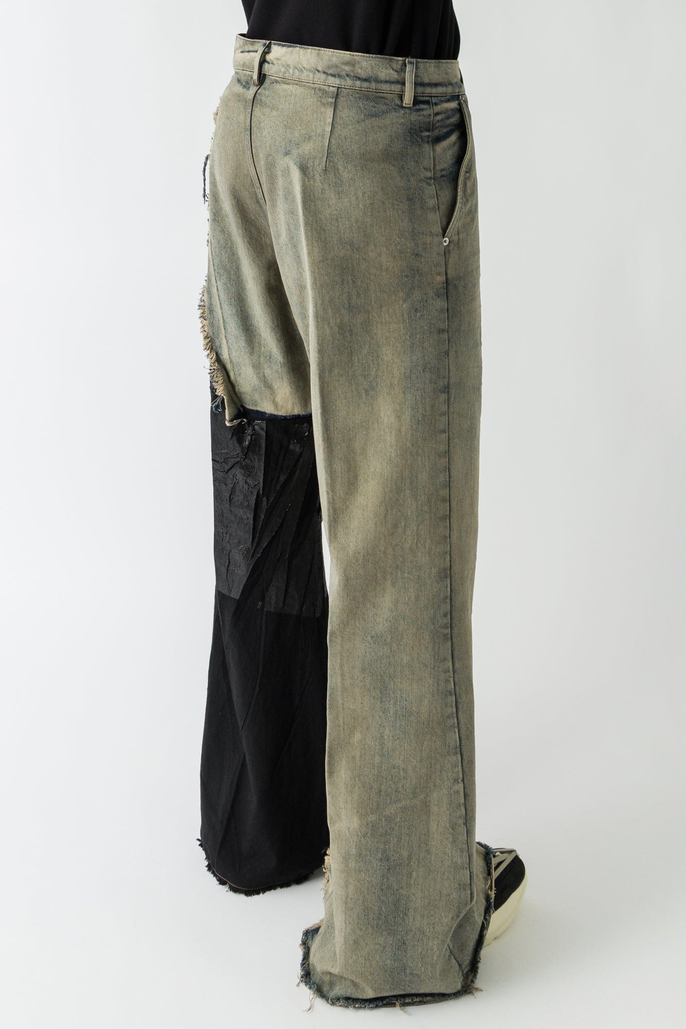Rick Owens Joris Trousers in Dark Dust back