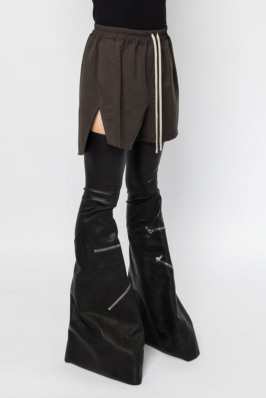 Rick Owens Long Boxers in Dark Dust side