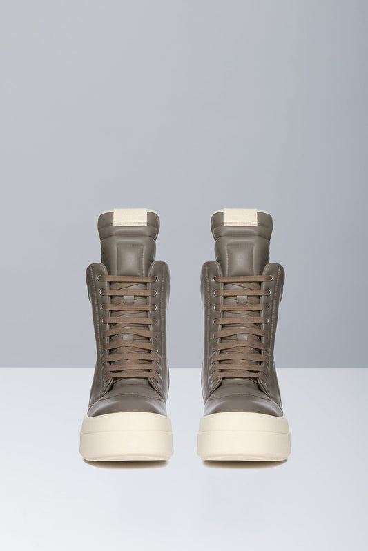 Rick Owens Mega Geobasket in Dust SS25 front