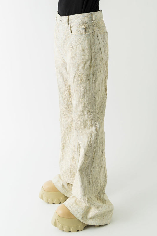 Rick Owens Megacrust Bolans in Milk side