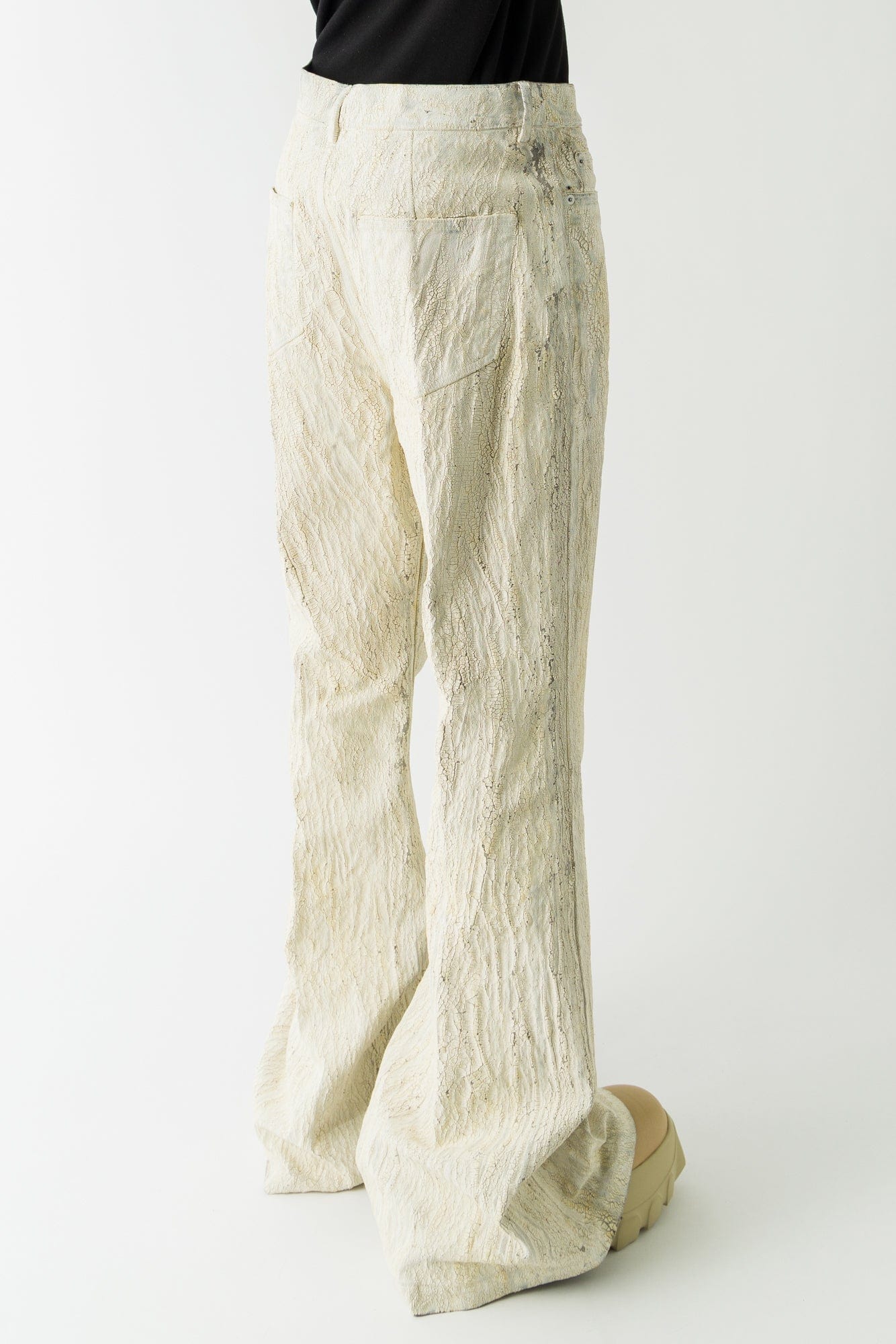 Rick Owens Megacrust Bolans in Milk back